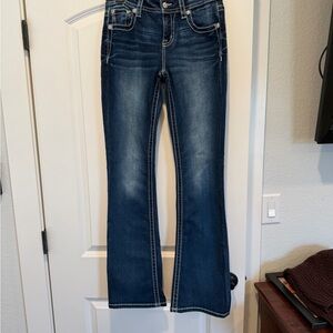 Miss Me Dark Blue Flare Jeans